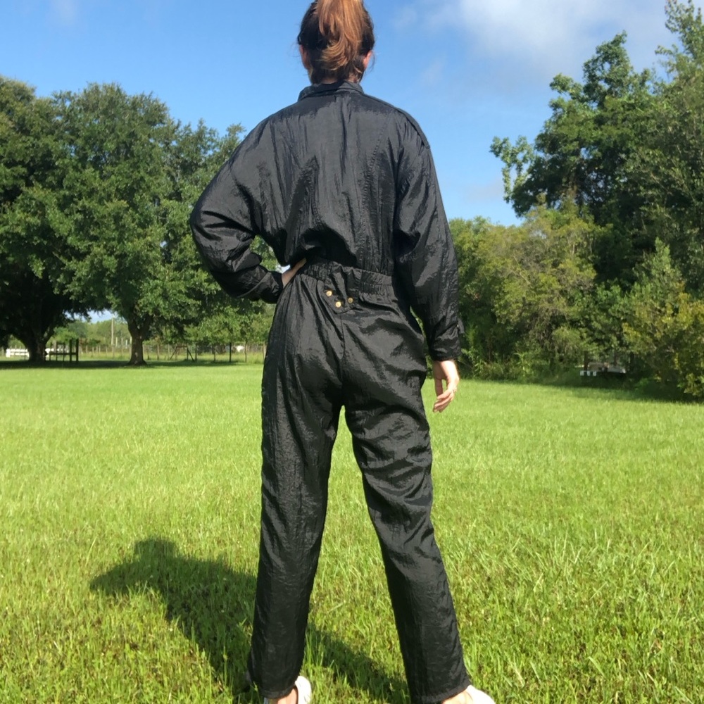 Vintage Windbreaker Jumpsuit - Picture 4 of 5